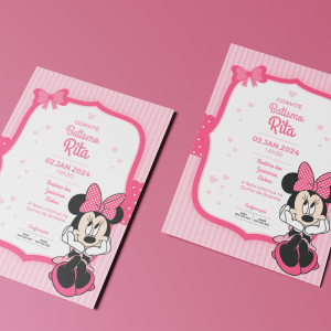 Convite Digital Minnie